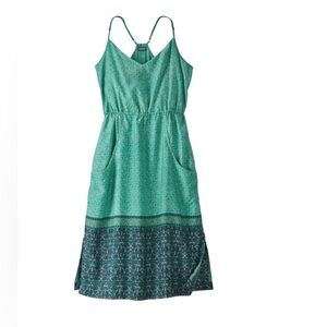 Patagonia Lost Wildflower Dress Medium Racerback Knee-length Summer Vacation